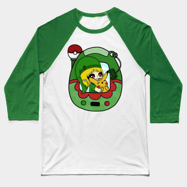 ben tamagotchi Baseball T-Shirt by LillyTheChibi